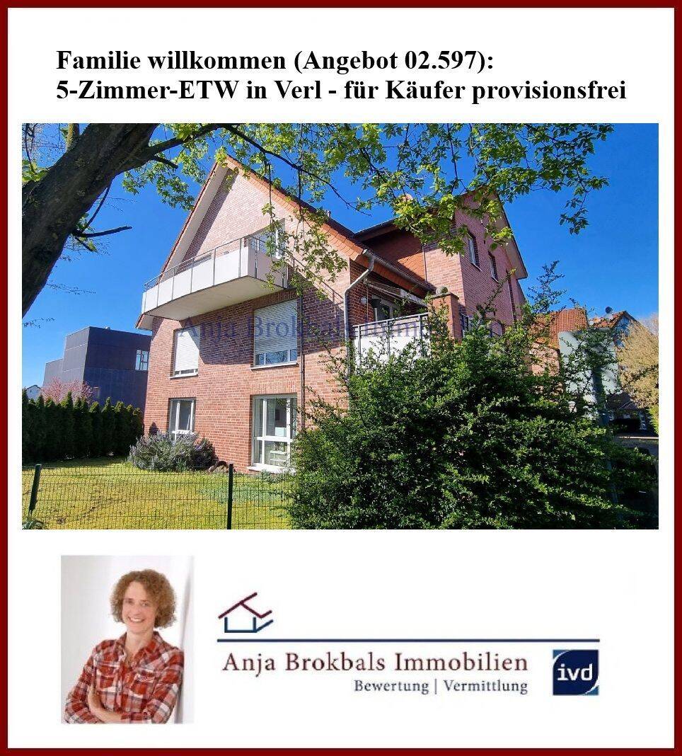 Familie willkommen: 5-Zimmer-ETW in Verl – für Käufer provisionsfrei, 33415 Verl