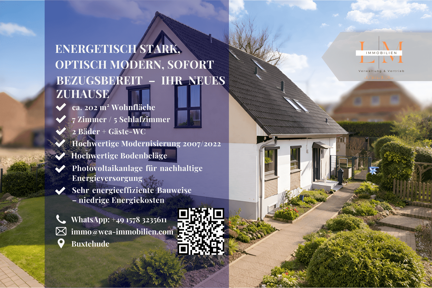 Energetisch stark, optisch modern, sofort bezugsbereit – Ihr neues Zuhause, 21614 Buxtehude