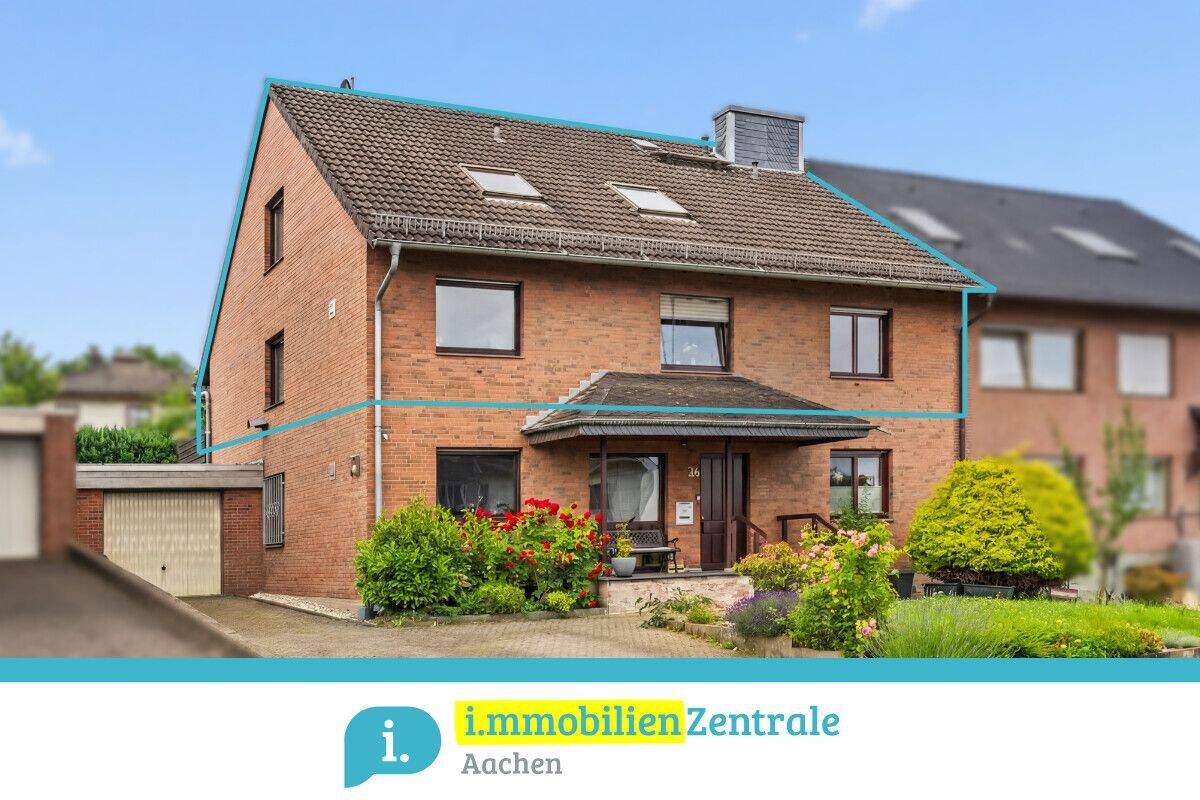 Hausähnliches Wohnen in Waldnähe – gepflegte Maisonette mit Gartenanteil, Balkon und Stellplatz, 52224 Stolberg (Rhld.)