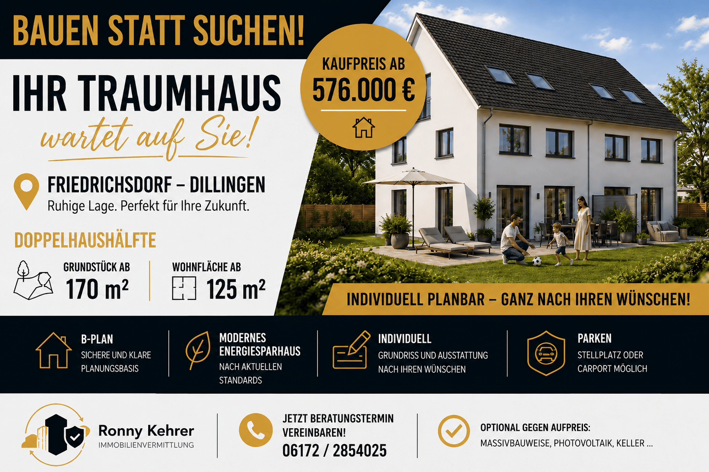 Moderne Doppelhaushälfte In Friedrichsdorf-Dillingen, 61381 Friedrichsdorf