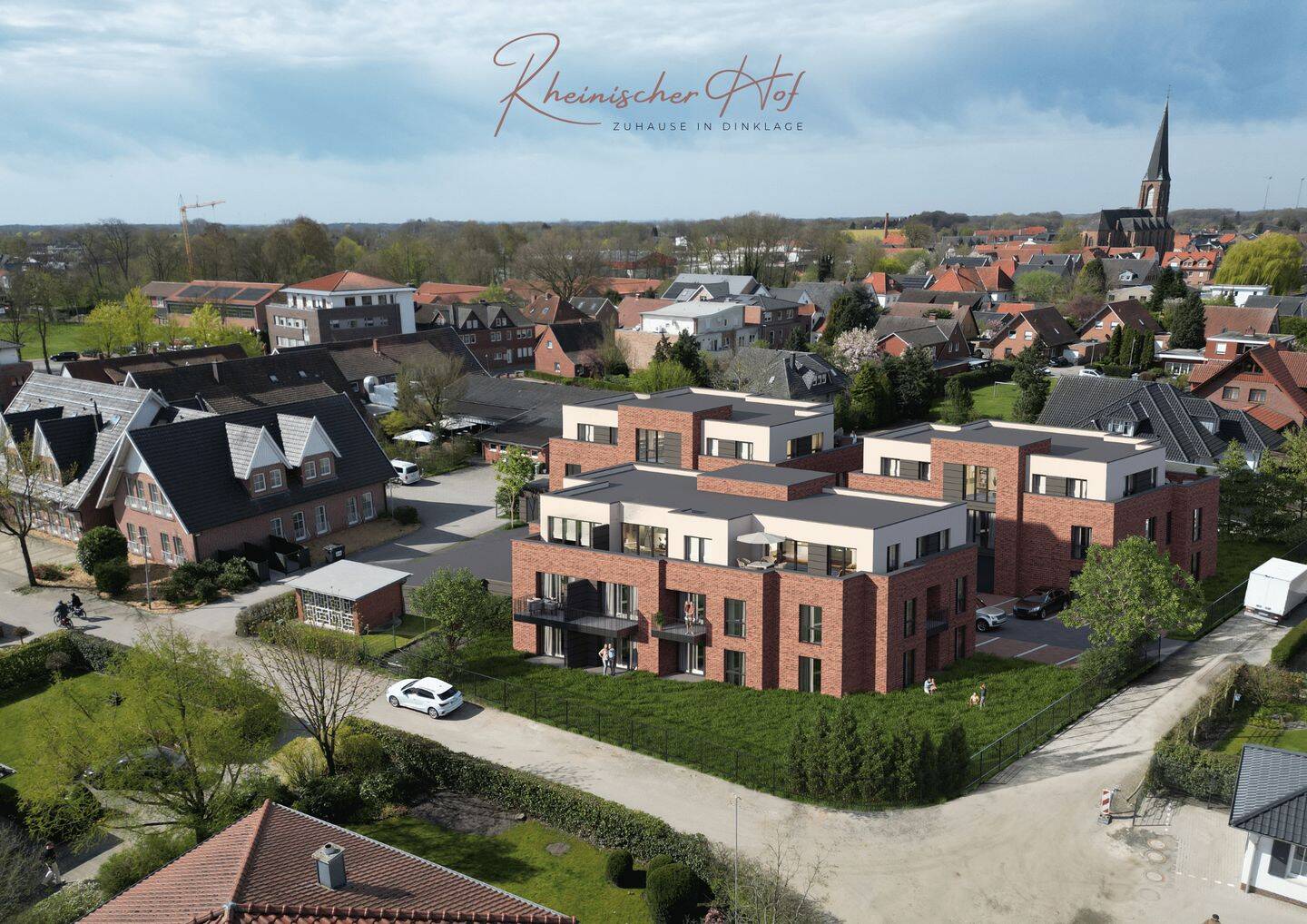 Reserviert: Eine Wohnung zum Verlieben – 3 Zimmer mit Balkon im Herzen von Dinklage – KfW40 + QNG, 49413 Dinklage