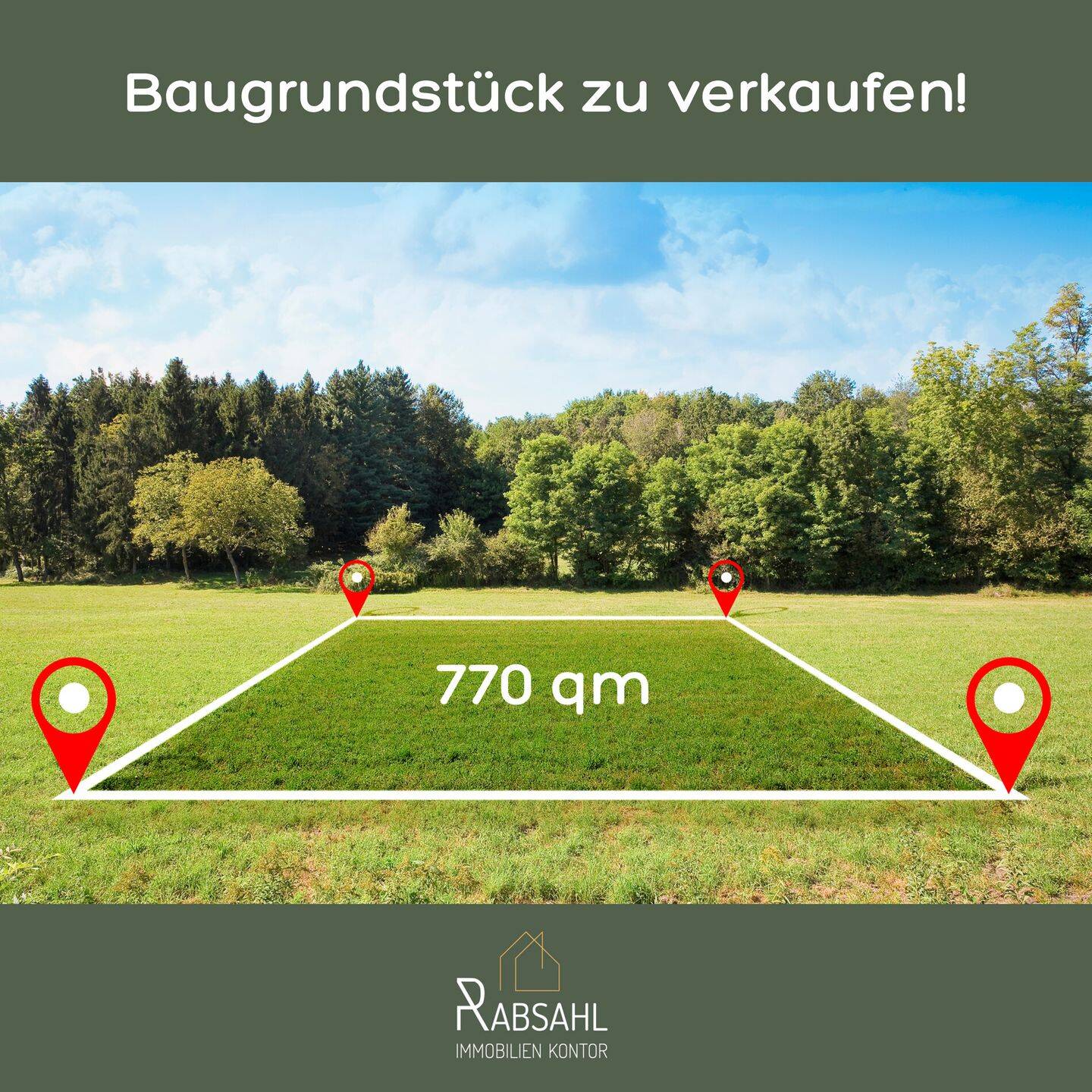 Baugrundstück mit ca. 770 m² in zentraler idyllischer Lage von Velgen, 29582 Hanstedt