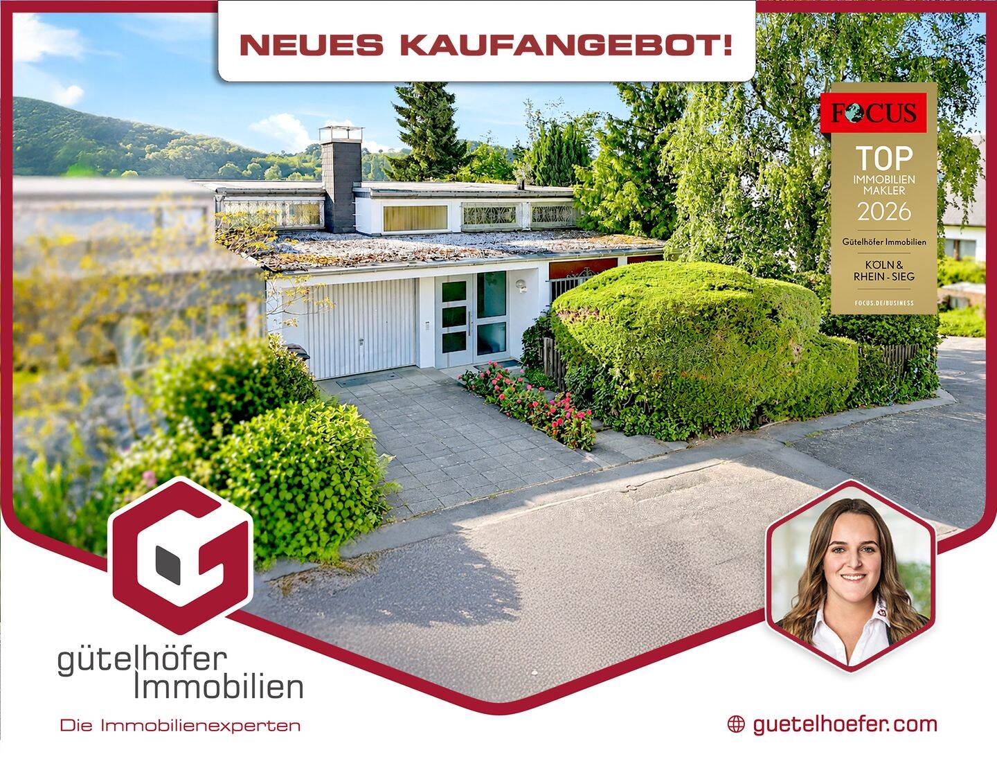 Großzügiges Splitlevel-Reihenendhaus mit Garage, Garten und viel Potenzial in begehrter Wohnlage, 53343 Wachtberg