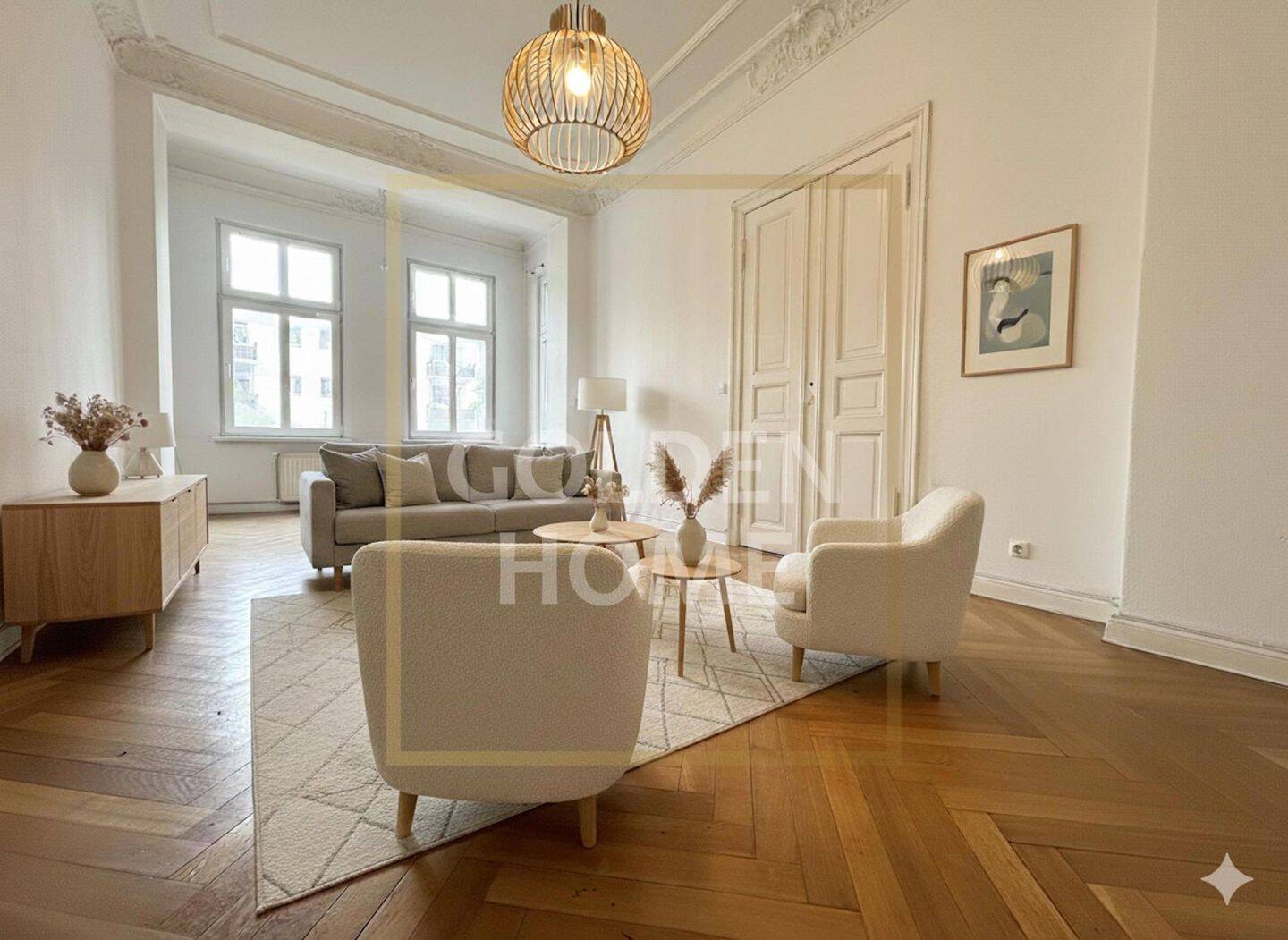 Klassische, renovierungsbedürftige 5,5 Zimmer-Wohnung zum Kauf mit Balkon in Berlin, 10627 Berlin (Charlottenburg-Wilmersdorf Charlottenburg)