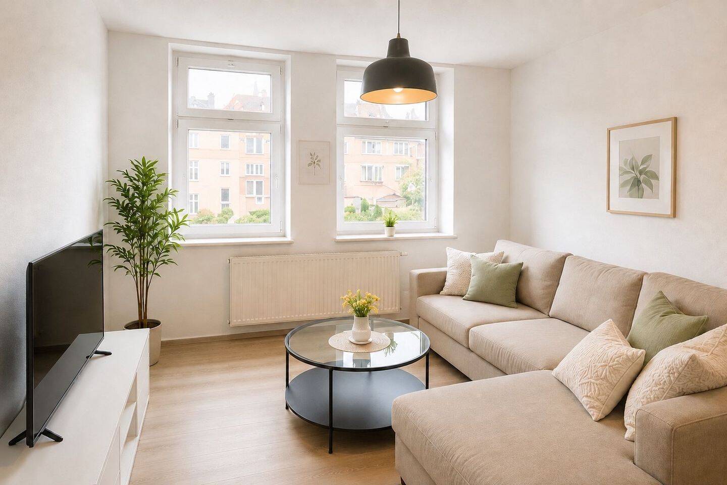 Ankommen. Durchatmen. Zuhause sein.
Hochwertig sanierte 2-Zimmer-Wohnung in der beliebten Erfurter Löbervorstadt, 99086 Erfurt