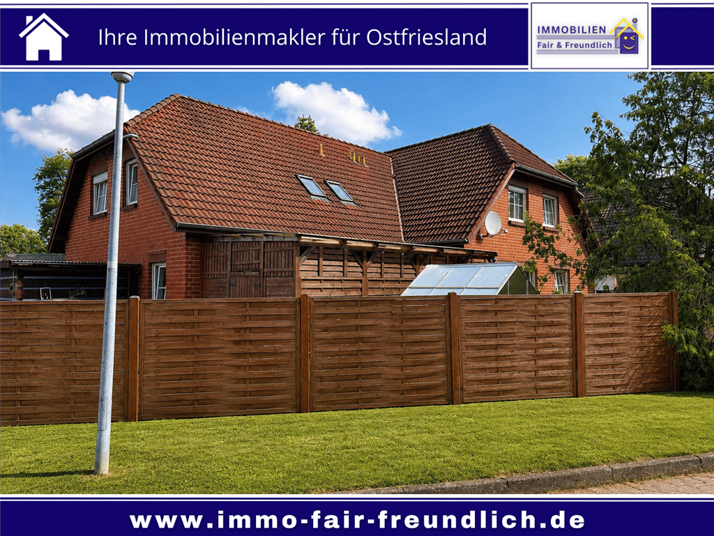Solides Mehrfamilienhaus mit drei Wohneinheiten in zentraler Lage von Remels, 26670 Uplengen