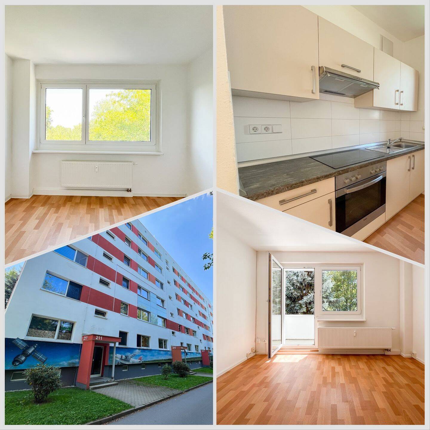 Einziehen & wohlfühlen: Gepflegte Wohnung mit Einbauküche in ruhiger Lage – Chemnitz – Bild 1 von 3