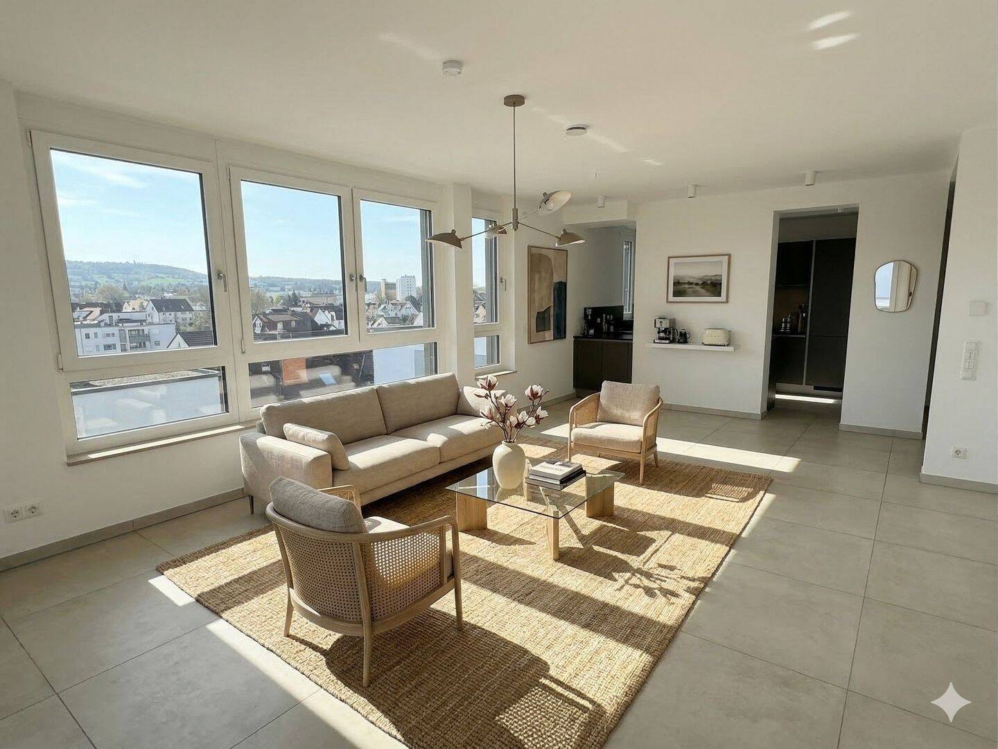 Stylische 4-Zimmer-Wohnung mit hochwertiger Einbauküche im begehrten Fünf-Häuser-Quartier, 63303 Dreieich