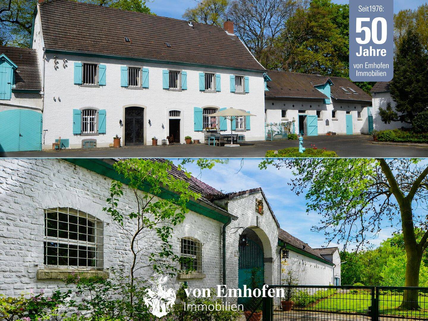 Barocker Gutshof v. 1766 Köln-Rondorf -2.600 m² Wohnnutzfl. 2 Hektar Land – + 4 freistehende EFHs, 50997 Köln (Rodenkirchen)