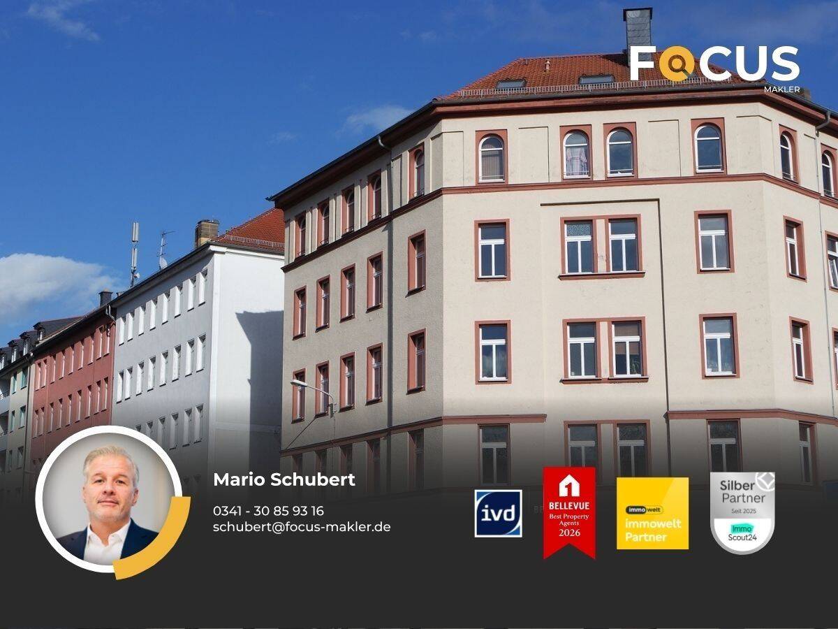Anger Crottendorf – schöne kleine 3-Raumwohnung mit toller Einbauküche und Tageslichtbad, 4318 Leipzig (Anger-Crottendorf Sellerhausen-Stünz)