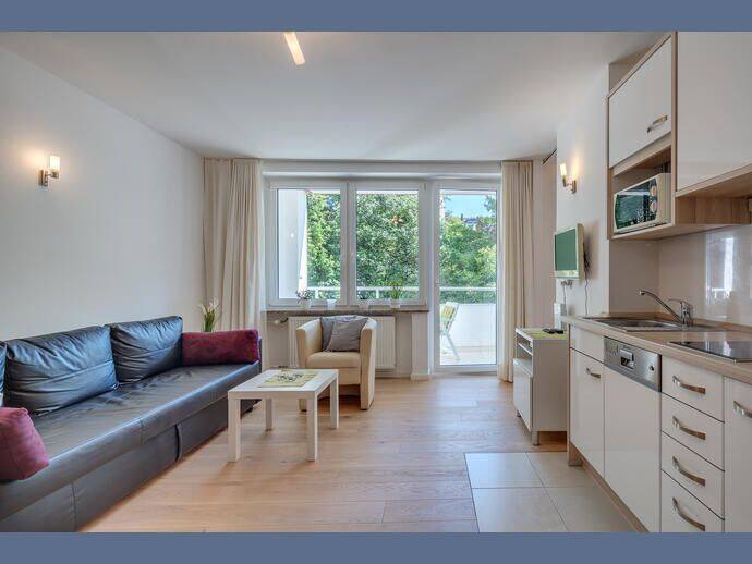 Möbliert: Haidhausen, attraktives Apartment mit Balkon, 81675 München (Au-Haidhausen Bogenhausen)