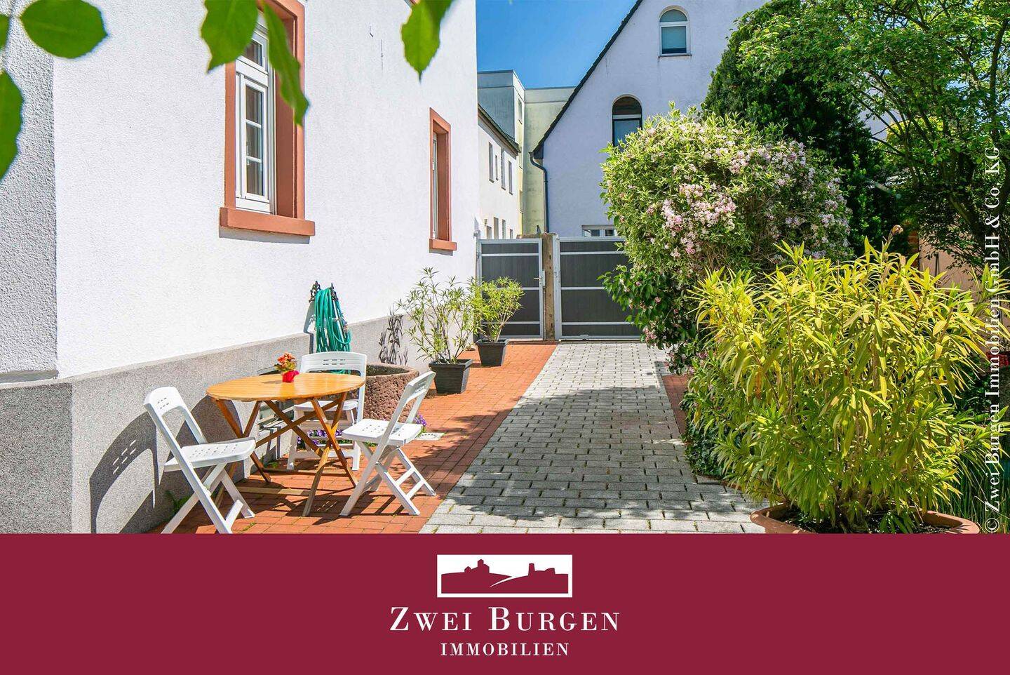 Einfamilienhaus nach WEG mit Laden und ELW mit herrlichem Gartenhof und Garage, 68519 Viernheim