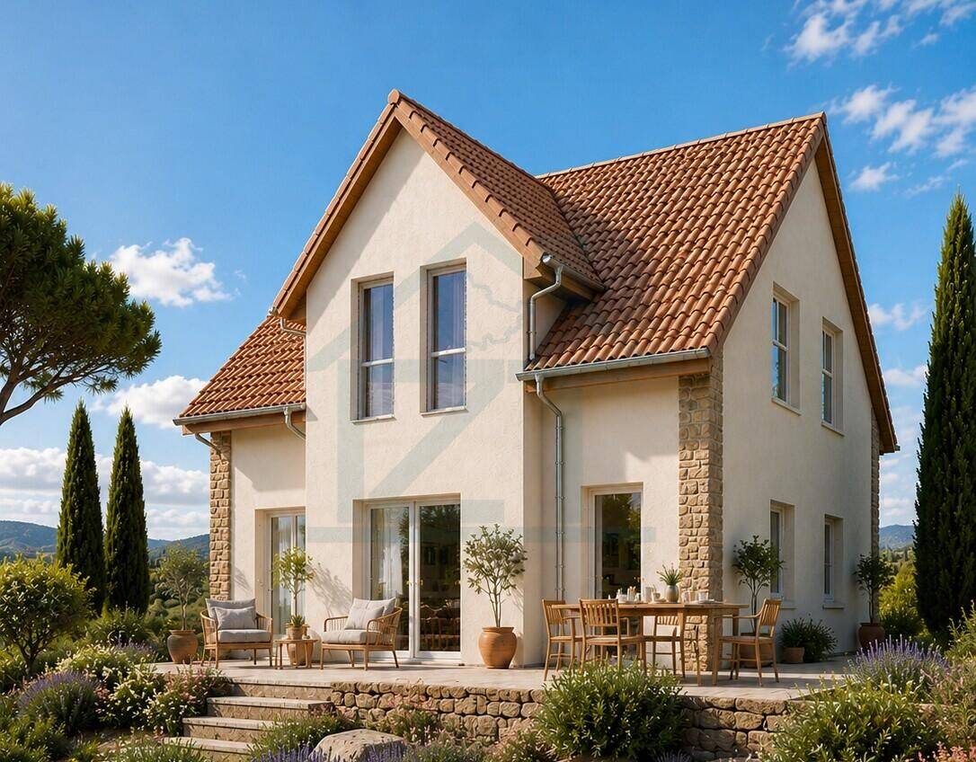 Einfamilienhaus Neubau inklusive Baugrundstück mit ca. 800 m² Fläche in Eisenberg, 7607 Eisenberg