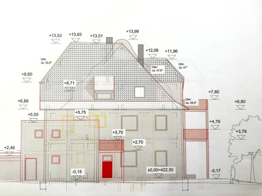 Sanierung, Umnutzung des bestehenden Wirtshauses zu Wohnhaus mit 8 Wohneinheiten, 78239 Rielasingen-Worblingen