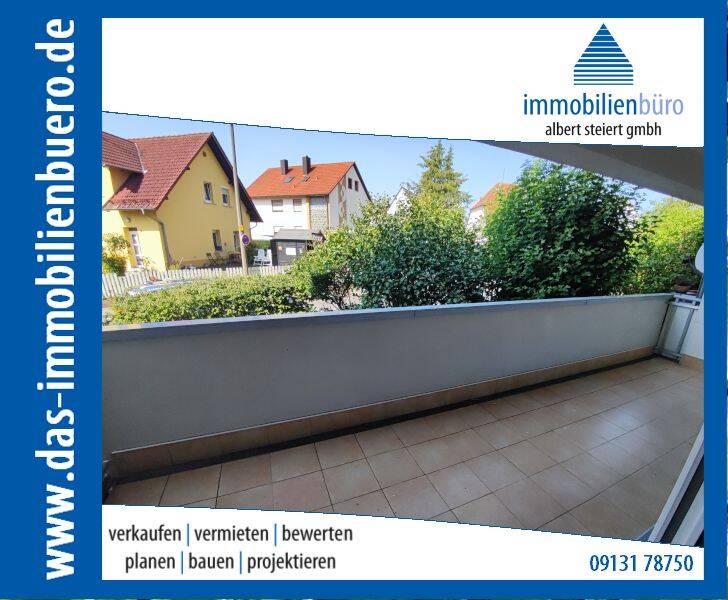 Frisch renovierte, bezugsfreie 3,5-Zimmer-Wohnung mit Balkon und Stellplatz, 91056 Erlangen