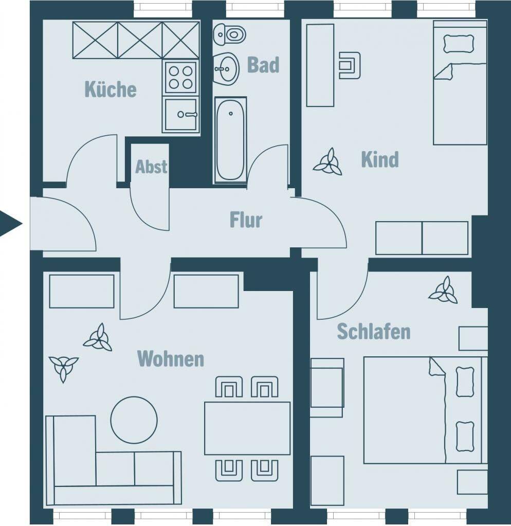 —einzugsbereit—, 39124 Magdeburg (Neue Neustadt)