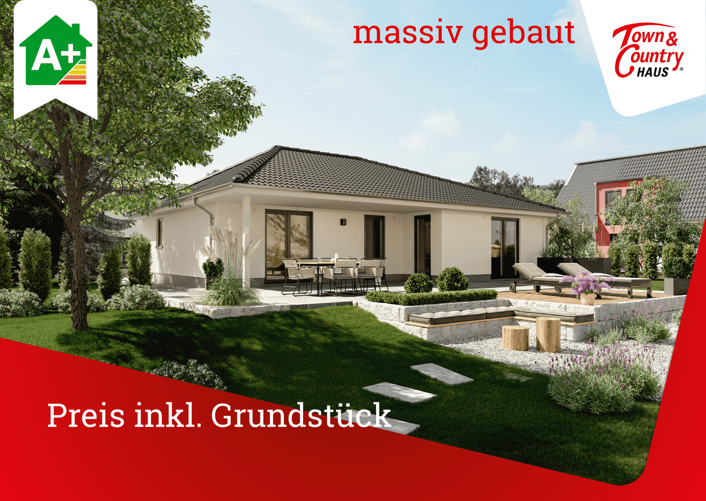 massiv gebaut, Preis schlüsselfertig inkl. Grundstück, 54331 Pellingen