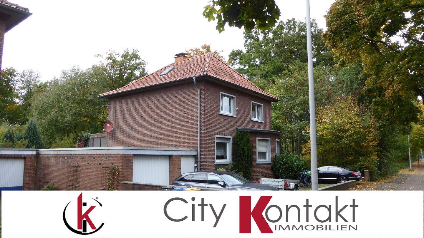 Freistehendes EFH mit 2 Garagen u. 614 m² Kaufgrundstück Münster-Nord, 48159 Münster