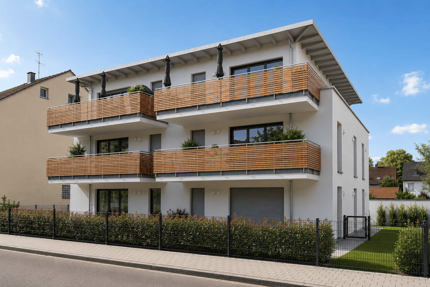 Exklusive Neubau-Gartenwohnung mit Designerküche, Südterrasse & Privatgarten, 91154 Roth