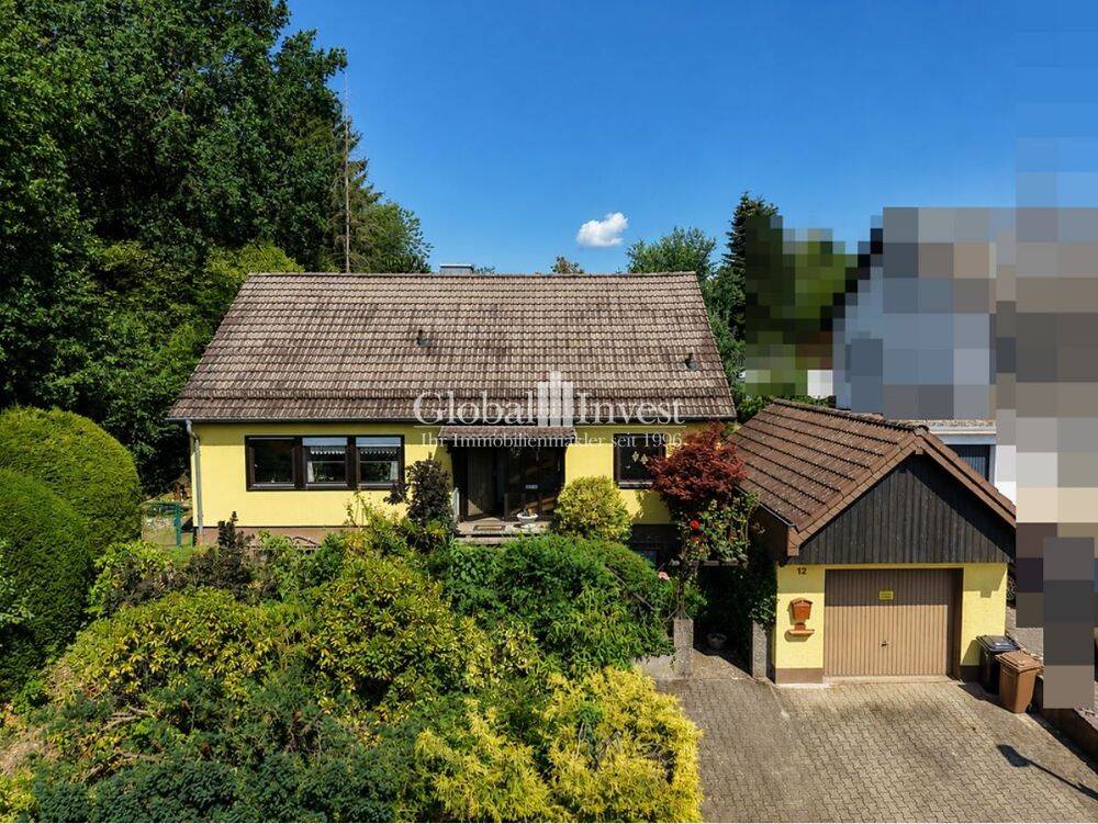 GLOBAL INVEST IMMOBILIEN SINSHEIM | Tolles Einfamilienhaus mit Ausbaureserve in Feldrandlage von Waldwimmersbach, 74931 Lobbach