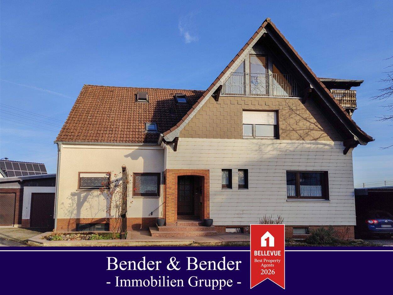 ***Reduziert***Einfamilienhaus mit ELW, 2 Garagen und Fernblick zwischen Flammersfeld und Horhausen!, 57632 Eichen
