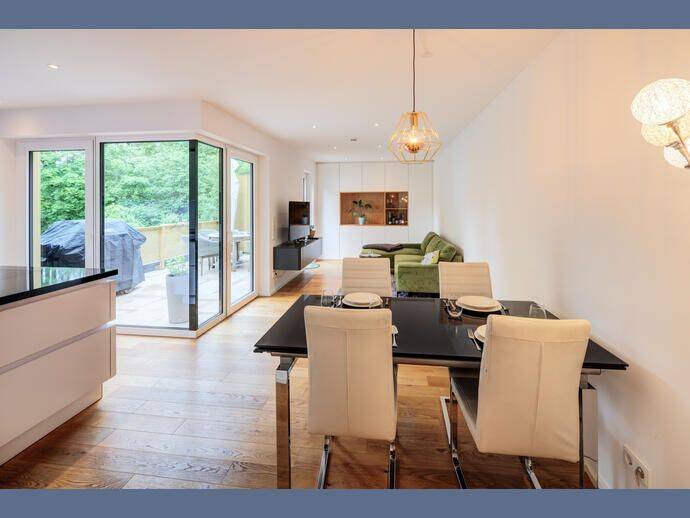 Möbliert: Hochwertige 3-Zimmer Wohnung im Design-Neubau in Solln, 81479 München (Thalk. Obersendl.-Forsten-Fürstenr.-Solln)