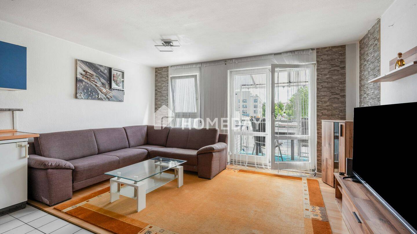 Clever geschnittene Ein-Zimmer-Wohnung mit Balkon und Stellplatz in Heilbronn, 74074 Heilbronn (Heilbronn Sontheim)