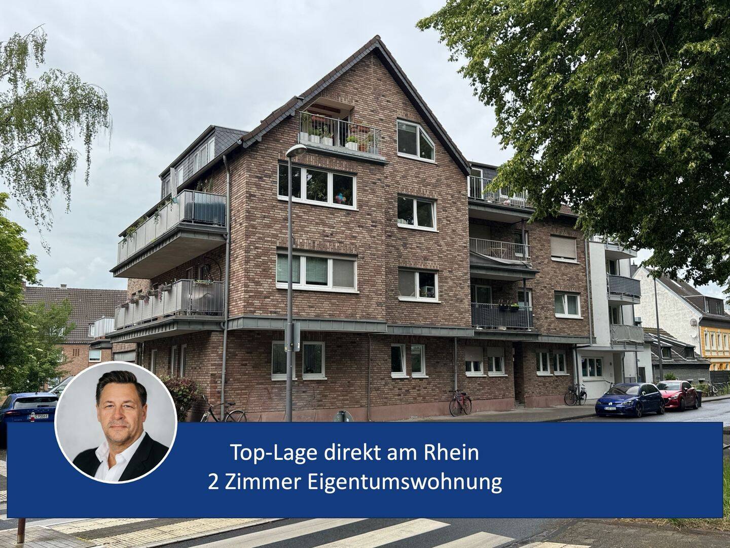Attraktive 2-Zimmer-Eigentumswohnung in begehrter Rheinlage am Niehler Damm, 50735 Köln (Nippes Niehl Riehl Weidenpesch)