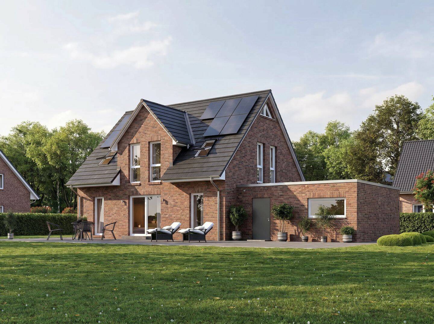 Wohnen im Grünen: Projektiertes Einfamilienhaus mit großzügigem Baugrundstück, 21271 Asendorf