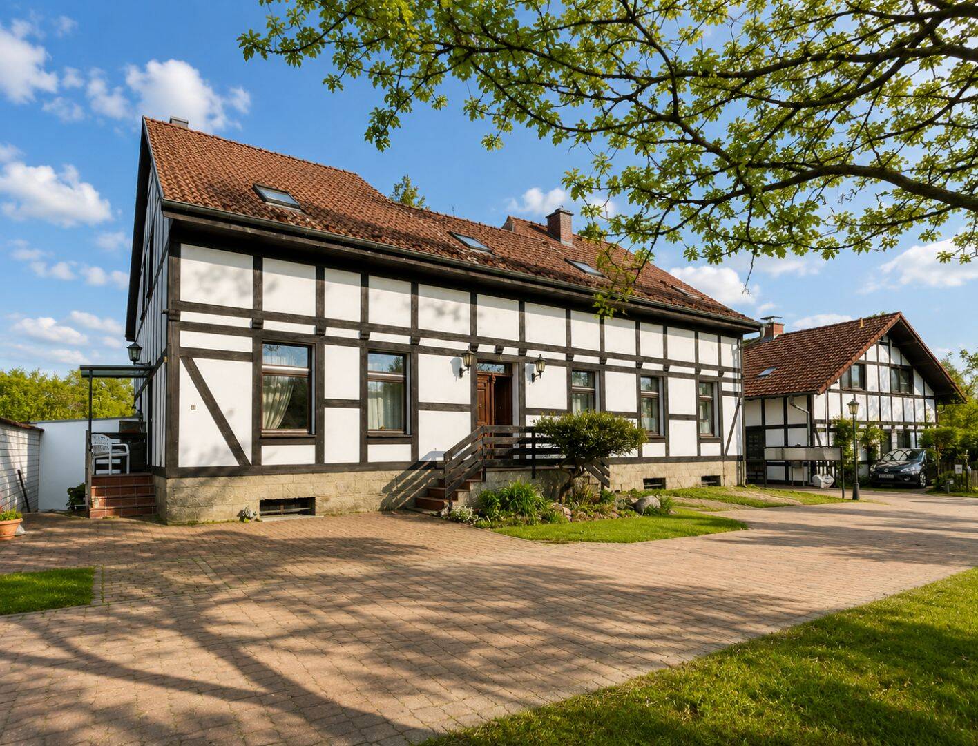 Wie ein kleines Ferienhaus – 2-Zimmer-Gartenwohnung mit Sonnenterrasse und Stellplatz, 14959 Trebbin
