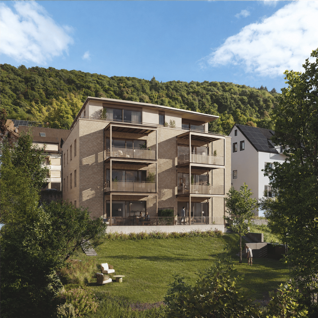 Neubau-Eigentum mit über 400 m² Garten in Heidelberg: Wohnen mit mediterranem Flair in der Südstadt.