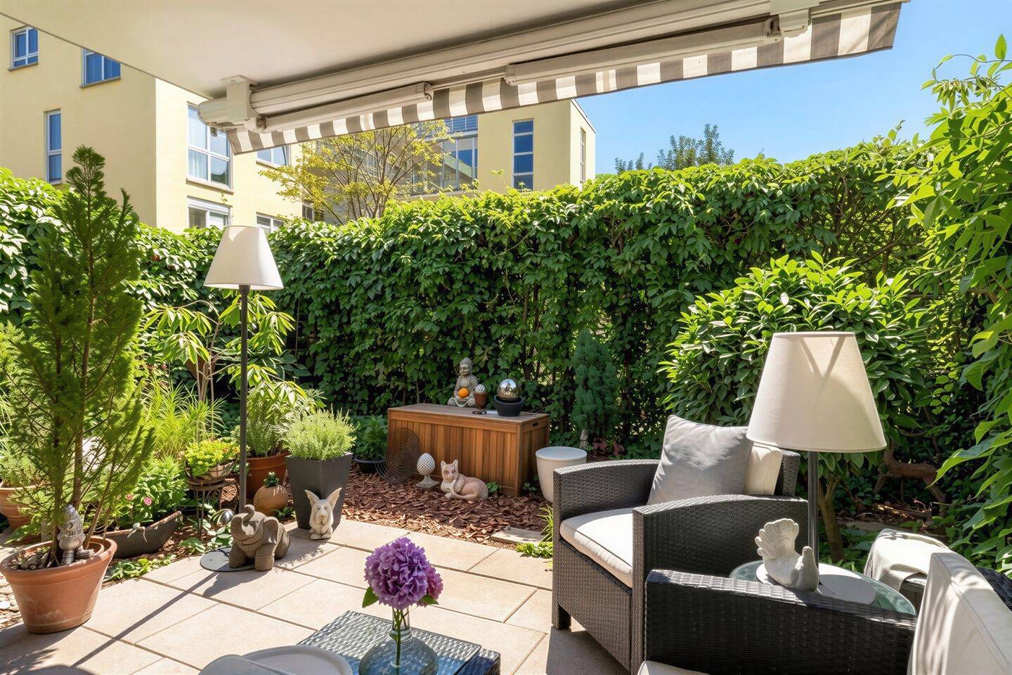 Vermietete Vier-Zimmer-Wohnung mit Garten und Terrasse im Scharnhauser Park, 73760 Ostfildern