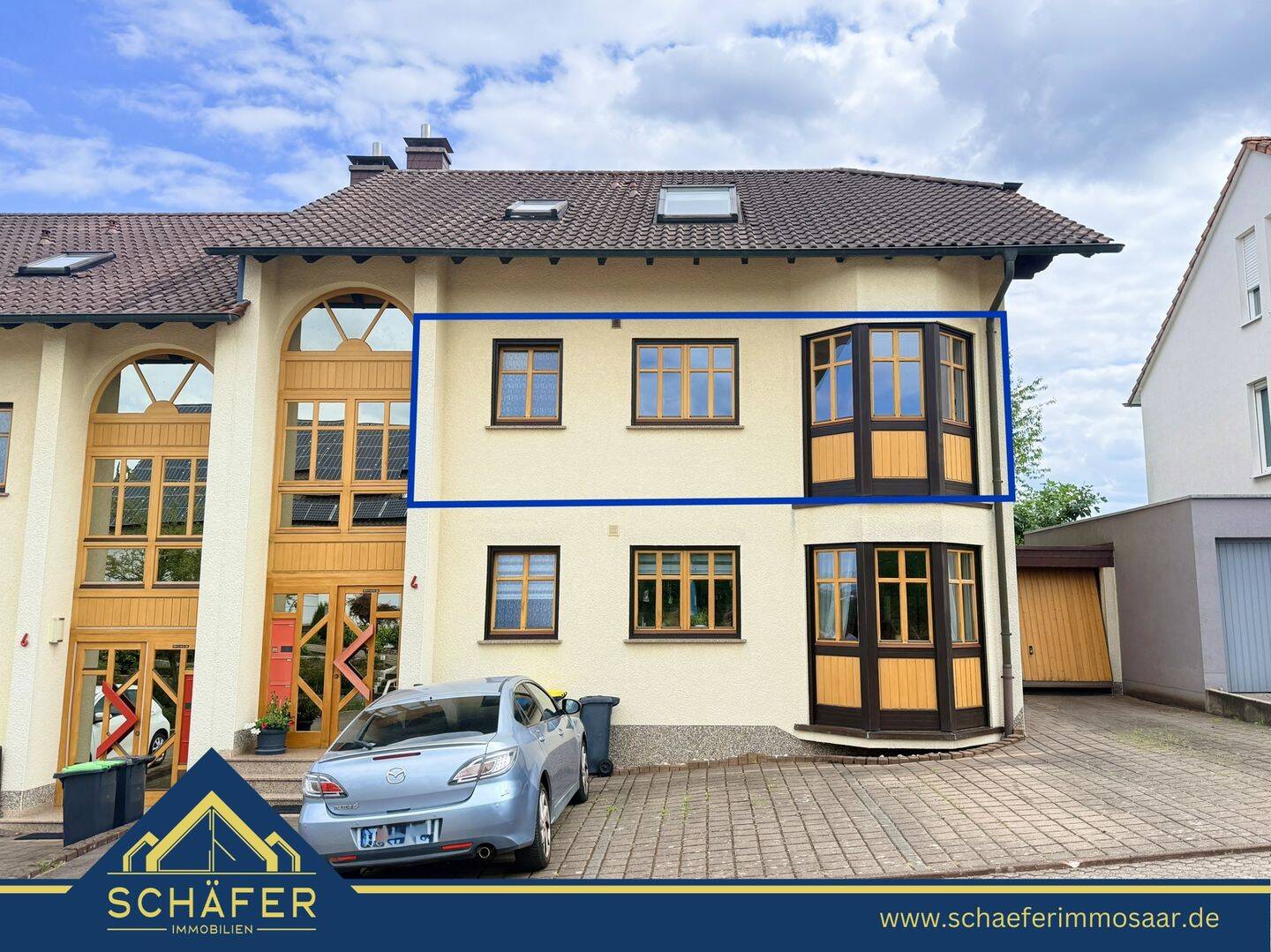 Großzügige Eigentumswohnung mit Balkon, Gartenmitbenutzung und zwei Stellplätzen in Püttlingen, 66346 Püttlingen