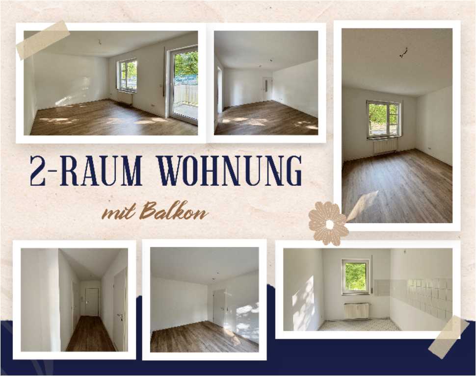 2-Zimmer-Wohnung mit Balkon, 9113 Chemnitz