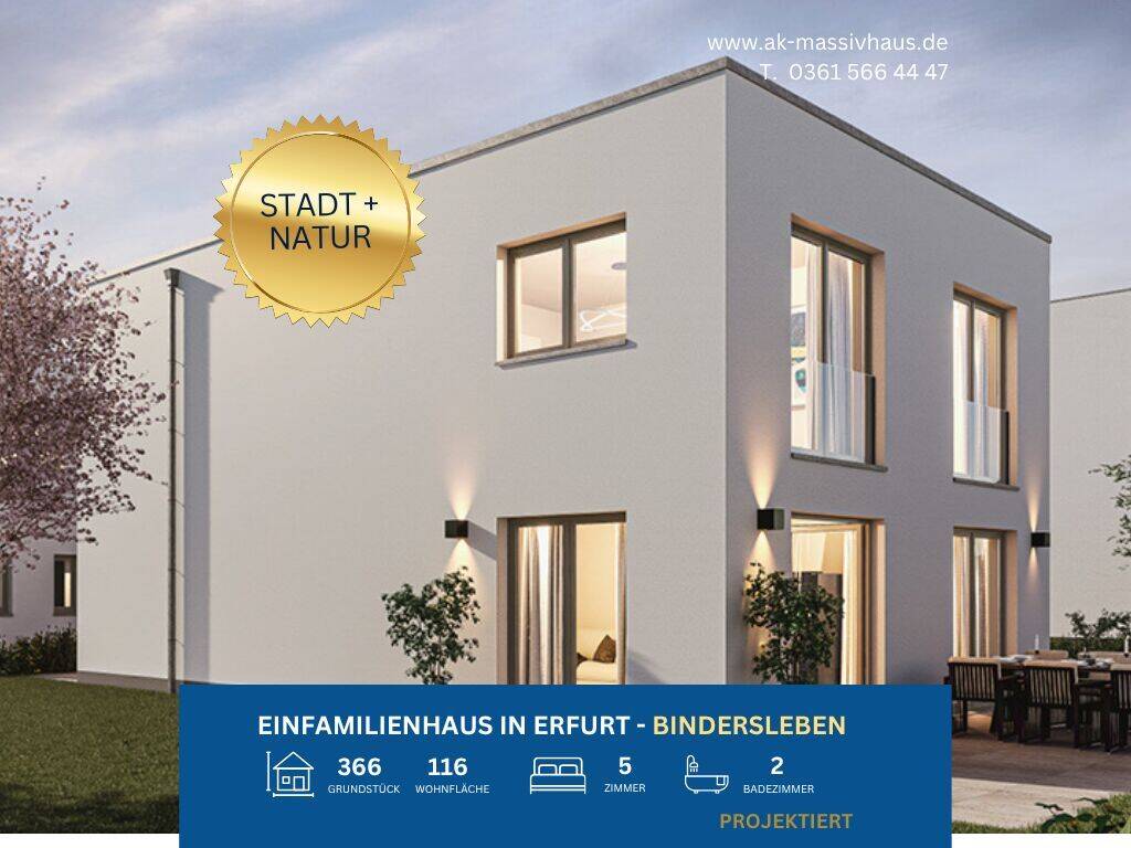 Freistehendes Einfamilienhaus in Bindersleben, 99092 Erfurt