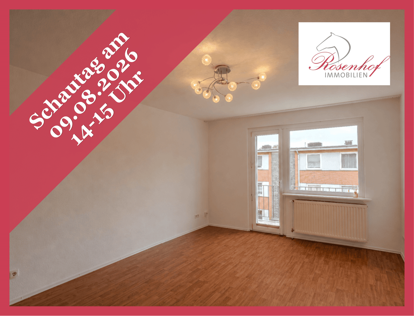 Schautag am Sonntag! 14 – 15 Uhr | Einziehen und wohlfühlen: Frisch vorbereitete 3-Zimmer-Wohnung, 22177 Hamburg (Wandsbek Bramfeld Steilshoop)