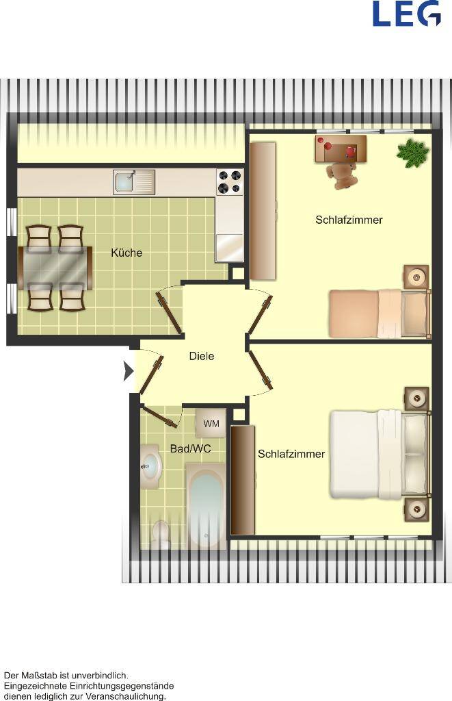 2-Zimmer-Wohnung in Mauritz-Ost, 48155 Münster