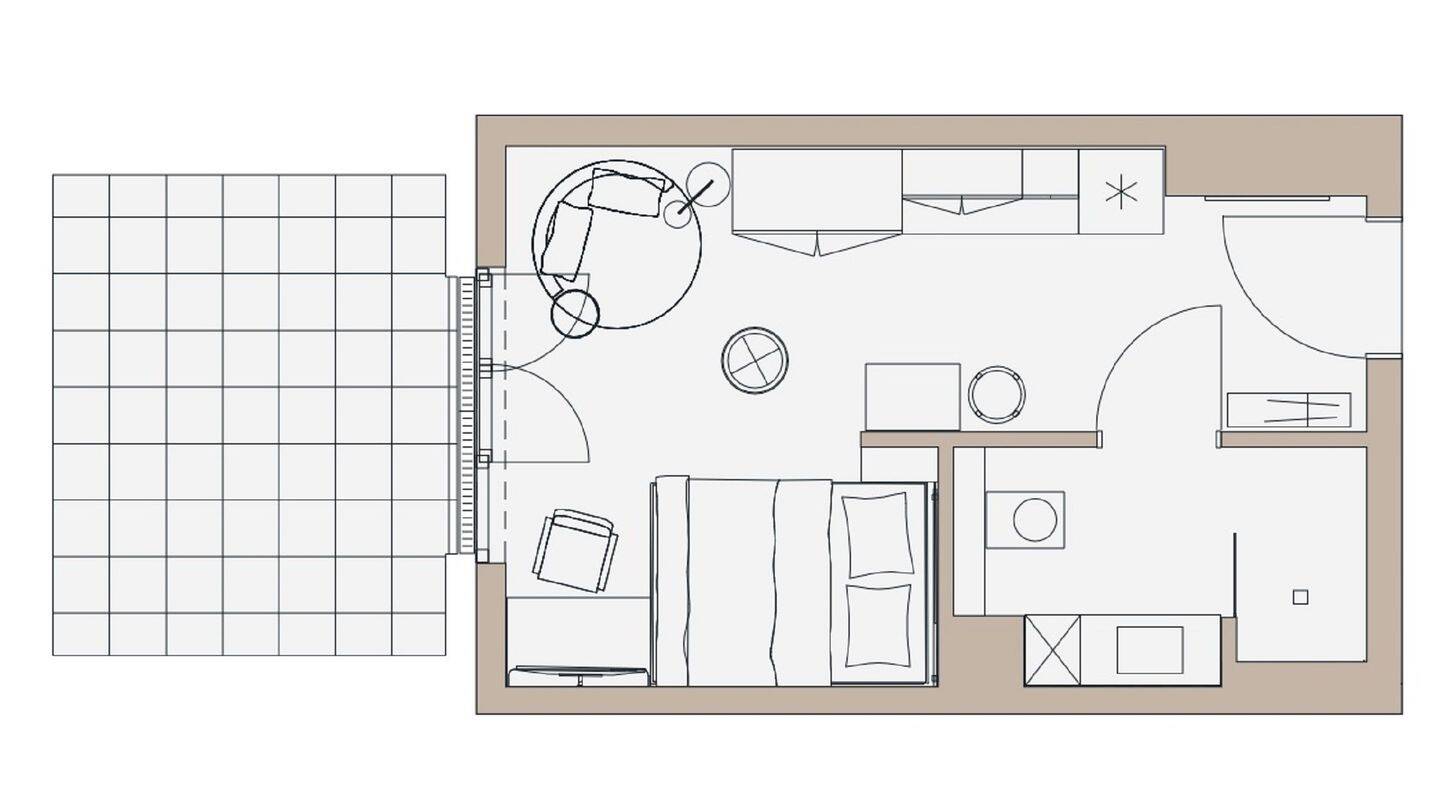 Möblierte Modernes Appartement in zentraler Lage, 49078 Osnabrück (Hellern Weststadt)