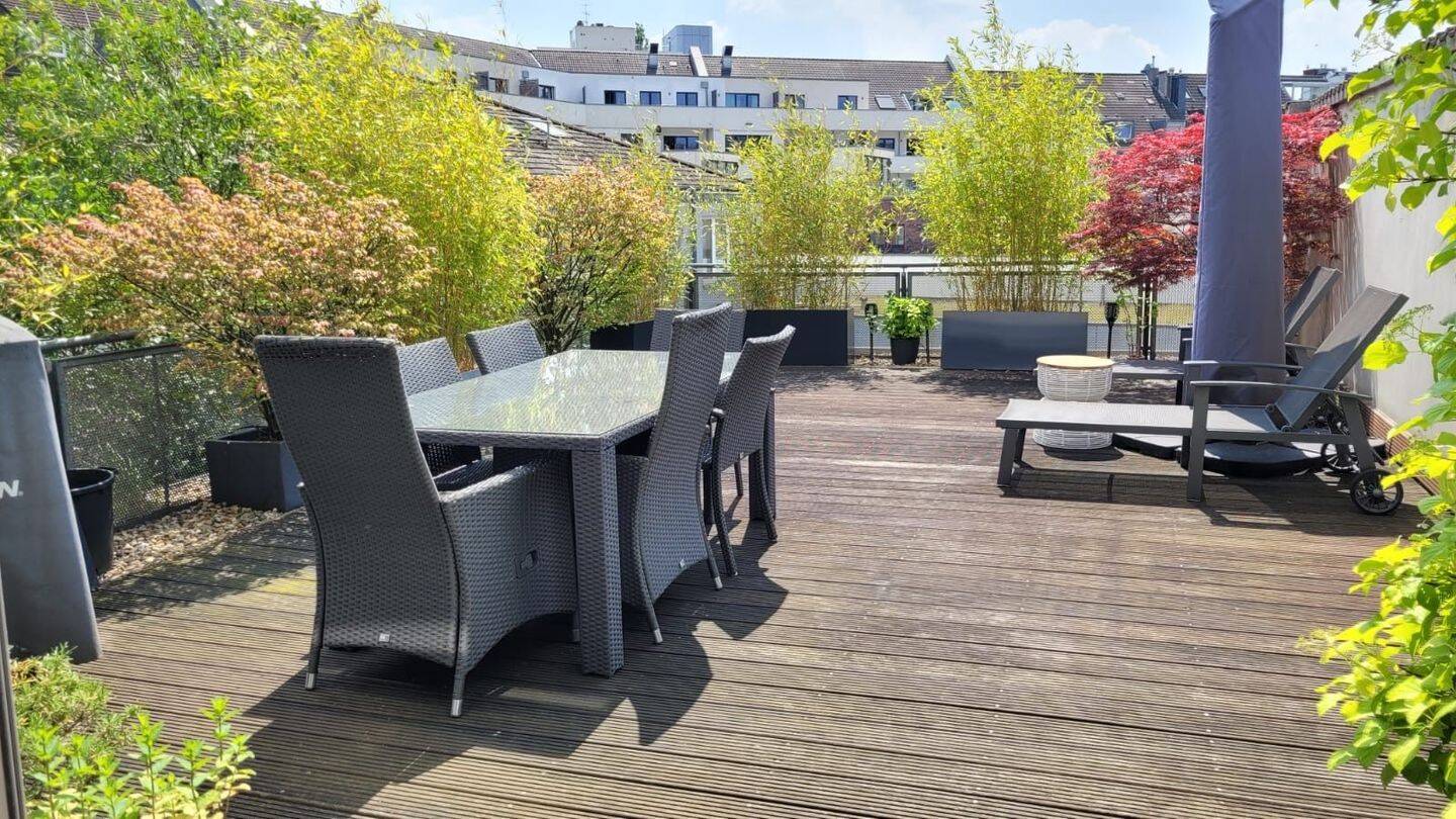 Stilvolle Maisonette mit Dachterrasse – Wohnen über den Dächern von Düsseldorf-Pempelfort, 40211 Düsseldorf (Pempelfort Stadtmitte)