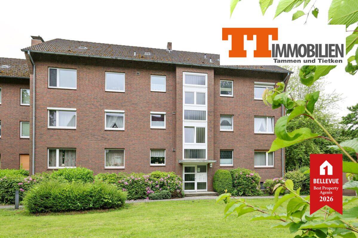 TT: Vermietete sonnige 2,5-Zimmer-Wohnung mit Südbalkon in gepflegter Wohnlage!, 26389 Wilhelmshaven