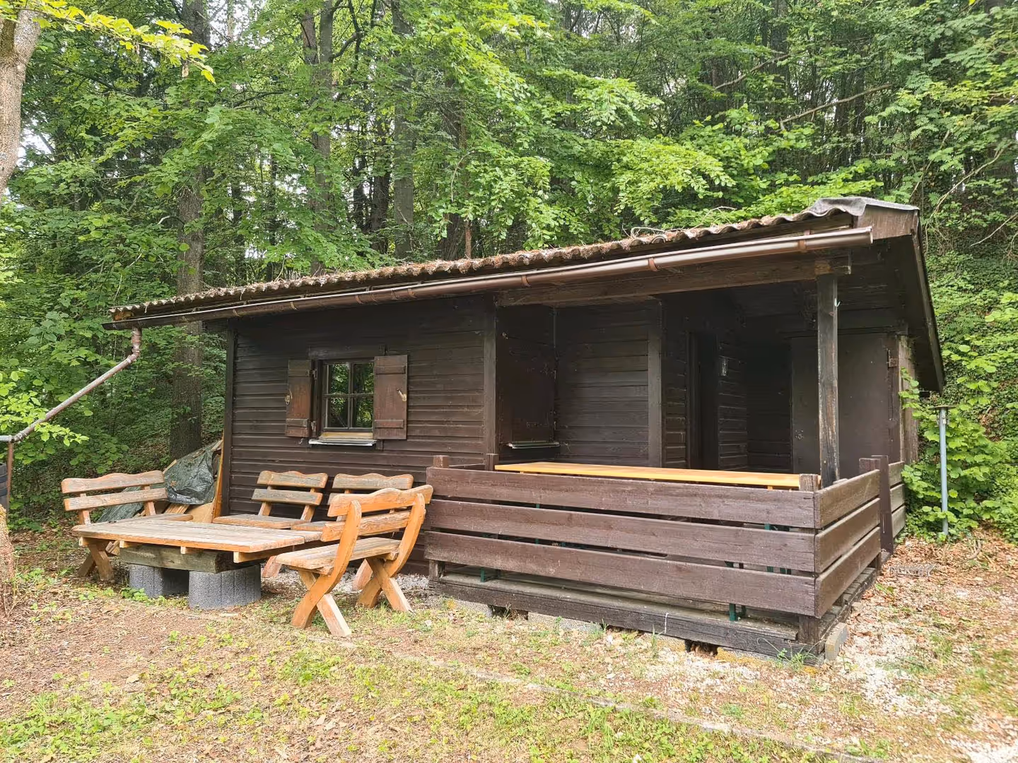 Idyllisches Freizeitgrundstück Wochenendgrundstück Blockhütte, 92262 Birgland