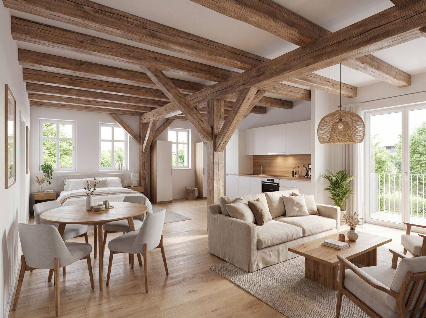 1-Zimmer-Wohnung in saniertem Getreidespeicher als attraktive Ferienwohnung an der Ostsee, 23942 Dassow