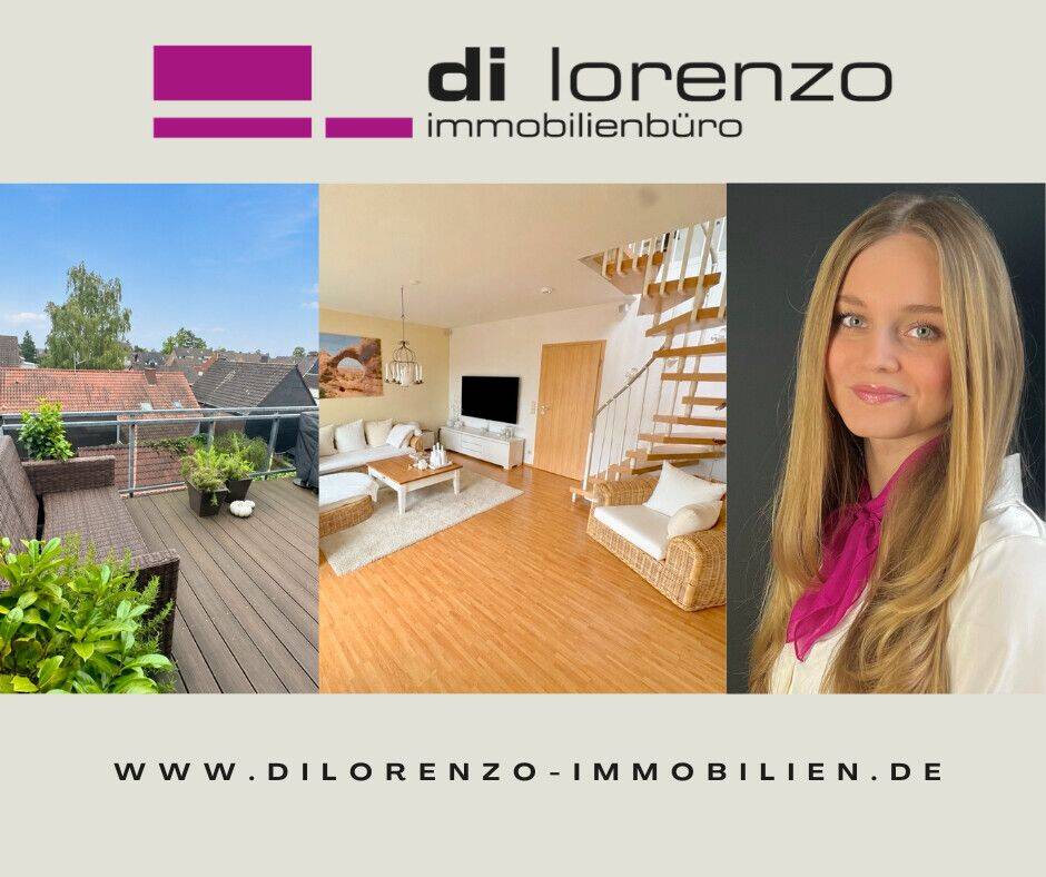 Gepflegte Maisonette Wohnung mit 2 PKW-Stellplätzen & großer Sonnenterrasse in Kleinenbroich!, 41352 Korschenbroich