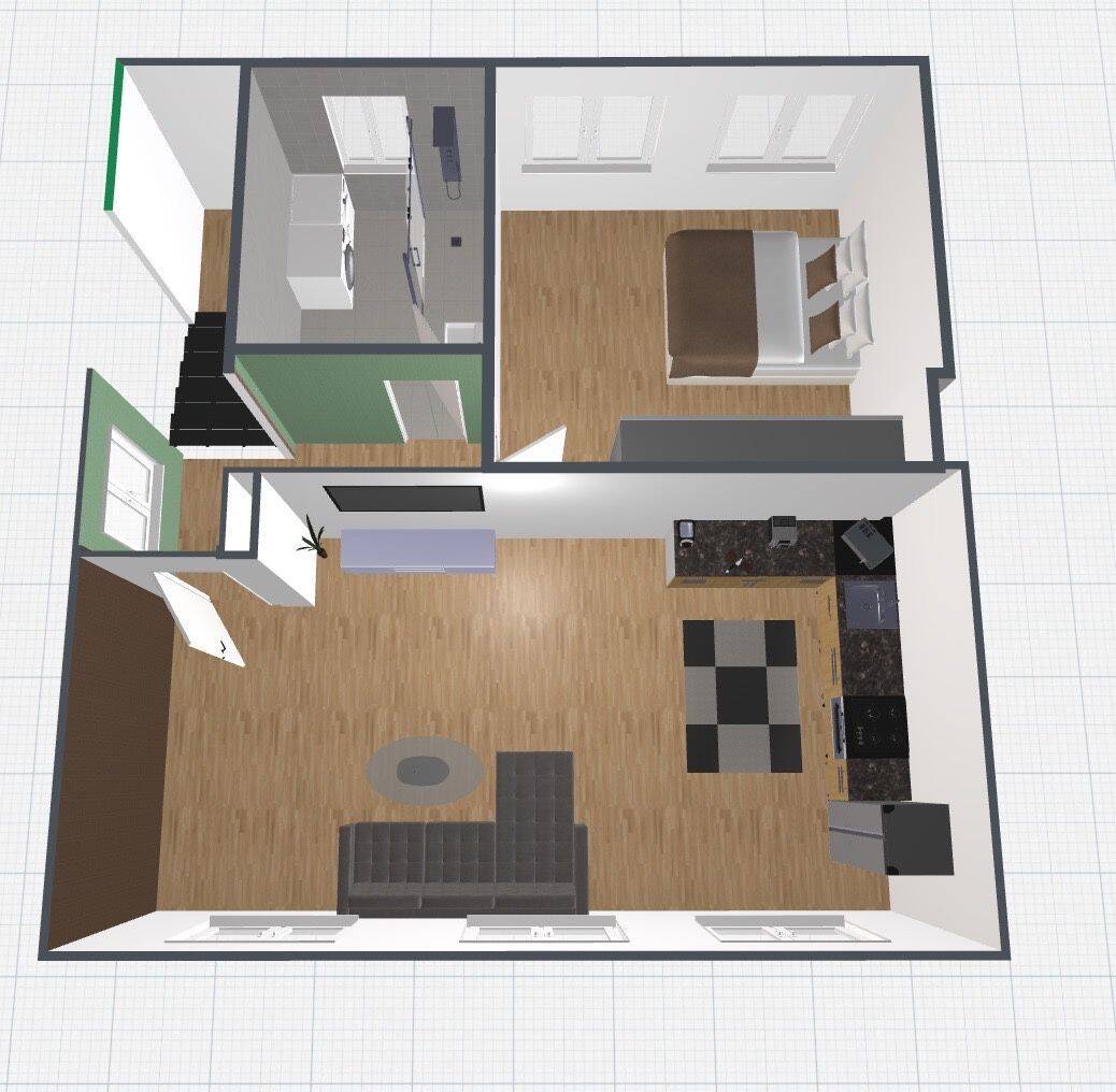 Helle 2-Zimmer-Wohnung mit offener Küche, modernem Bad & Glasfaser, 51702 Bergneustadt