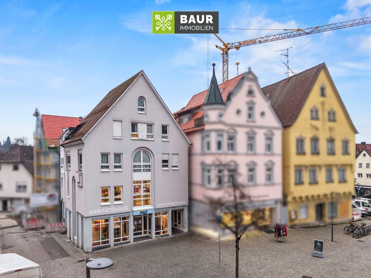 Gepflegte 2-Zimmer-Wohnung in zentraler Innenstadtlage von Bad Waldsee, 88339 Bad Waldsee