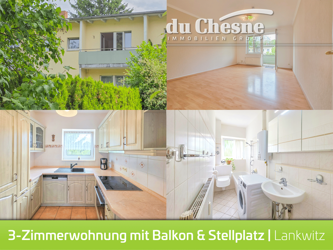 Helle 3-Zimmerwohnung mit Balkon/Stellplatz und Kellerabteil | Berlin-Lankwitz, 12249 Berlin (Steglitz-Zehlendorf Lankwitz Marienfelde)