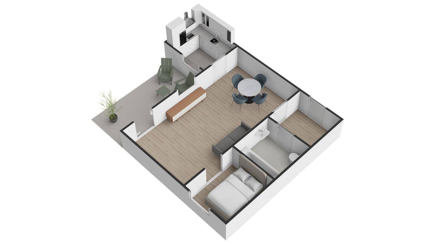 1,5 -Zimmer Wohnung im 1. OG mit großem Balkon, 92237 Sulzbach-Rosenberg