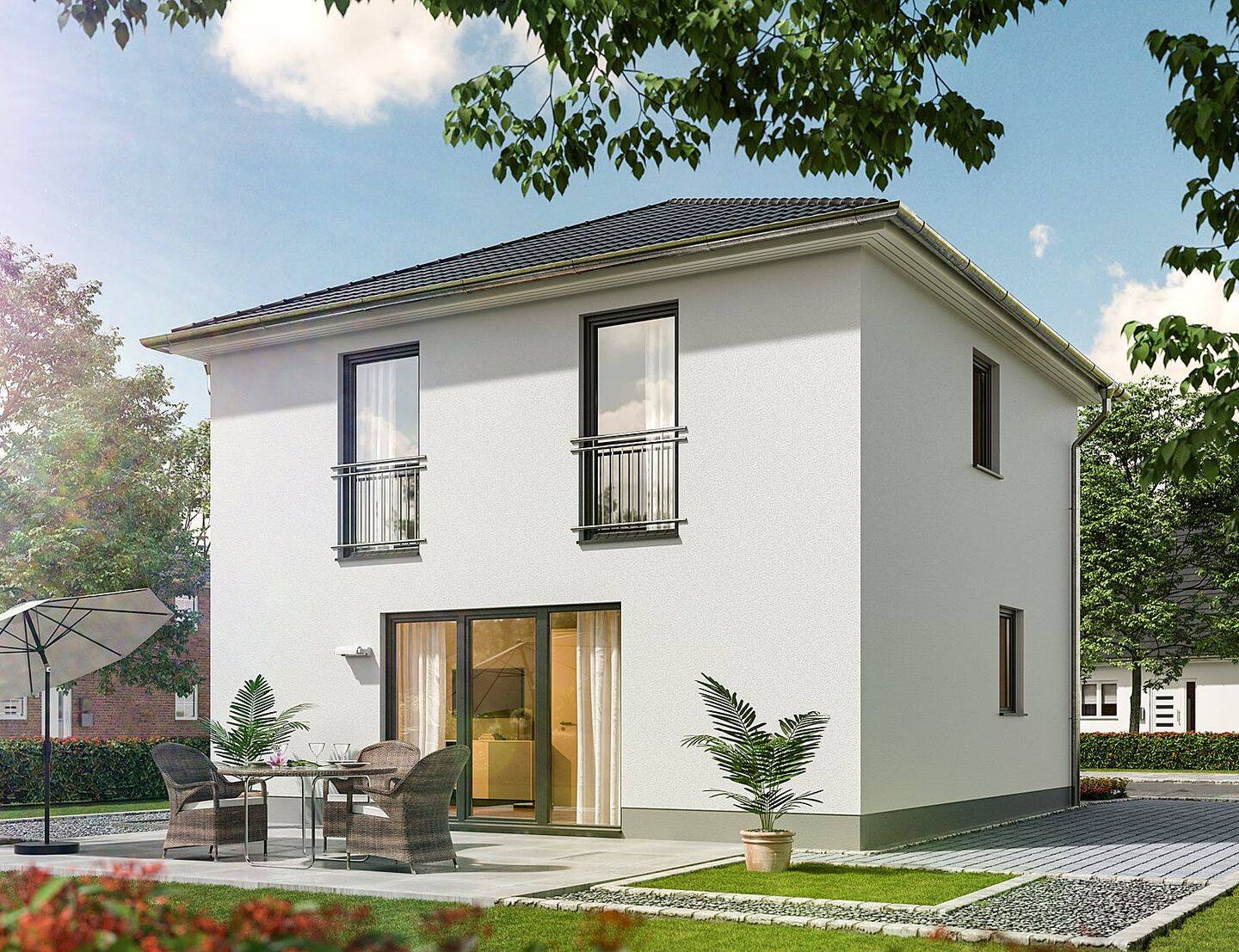 Klassische Stadtvilla für junge Familien: Stilvoller Wohntraum in sonniger Südlage mit 101 m² Wohnkomfort in Großdubrau., 2694 Großdubrau