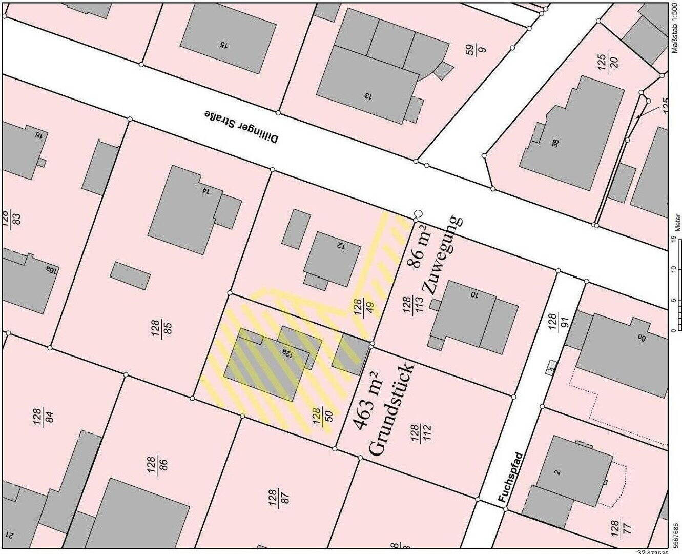 Top Lage am Sonnenhang – Grundstück in Friedrichsdorf-Dillingen für Doppelhaus geeignet, 61381 Friedrichsdorf