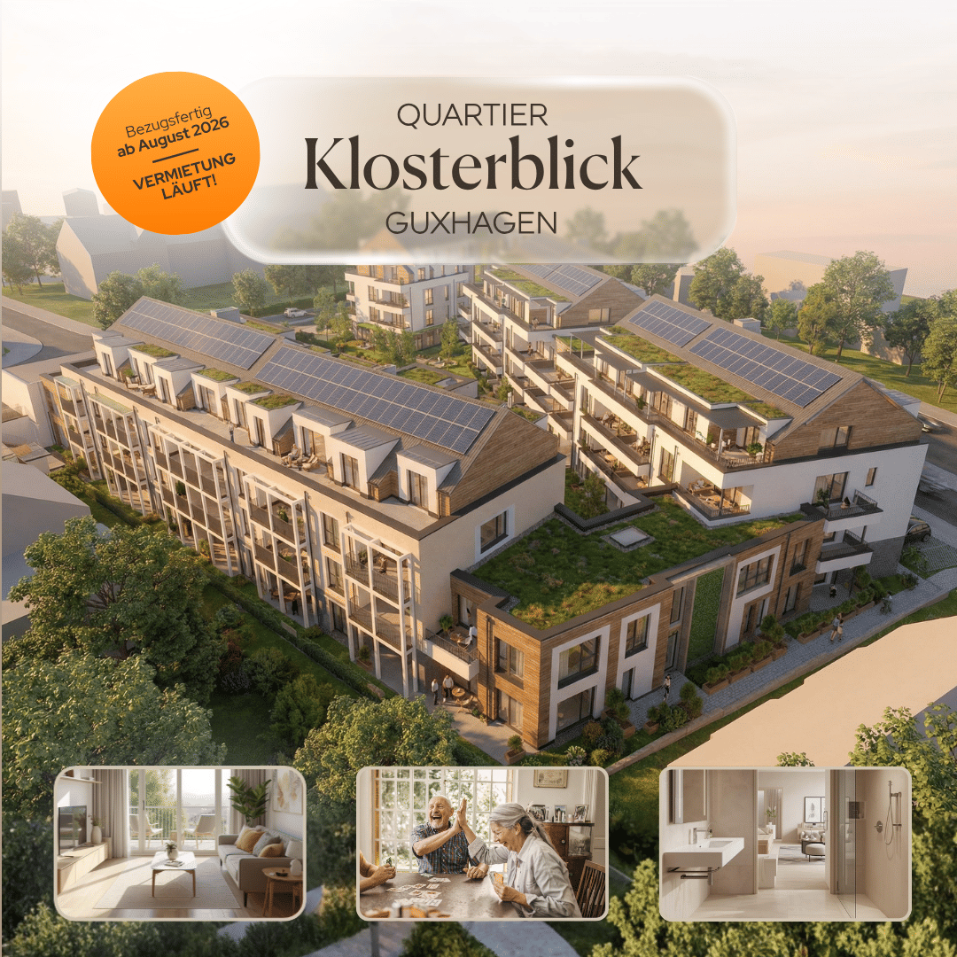 Neubau im Quartier Klosterblick | Altersgerecht wohnen mit Komfort & optionaler Betreuung, 34302 Guxhagen